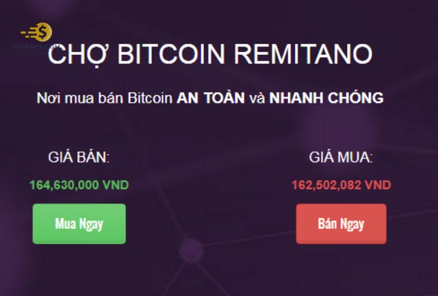 Cơ chế hoạt động của chợ Bitcoin Remitano